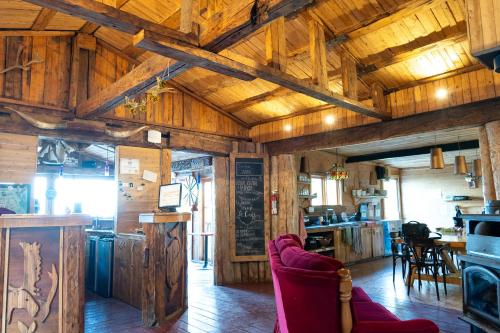 Kuchyň nebo kuchyňský kout v ubytování Auberge/Chalet Griffon Aventure
