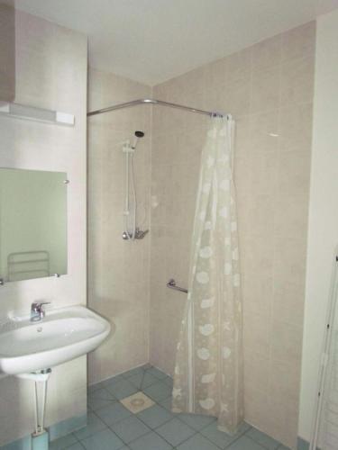 une salle de bain avec douche et lavabo dans l'établissement Résidence Gardette - Joli t2 de 4 couchages a Réallon B2 MAE-8501, à Réallon