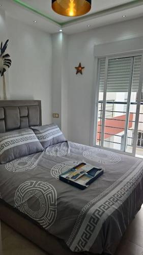 Cama o camas de una habitación en Appart luxueux en vue sur mer
