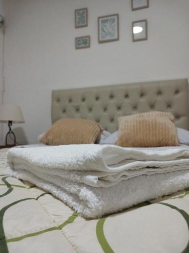 Postel nebo postele na pokoji v ubytování Departamento Temporario A&J