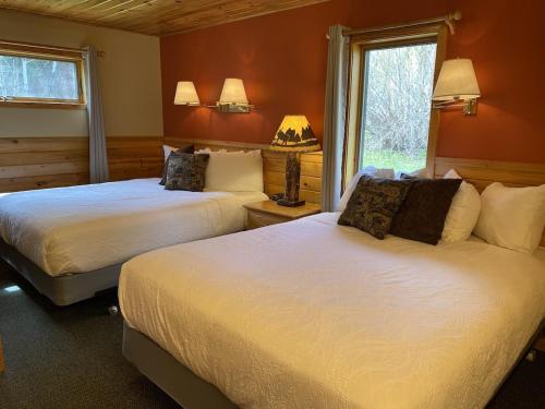 Katil atau katil-katil dalam bilik di Gunflint Lodge