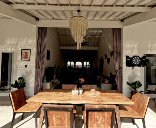 Χώρος καθιστικού στο Villa Curves Bali