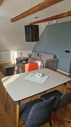 Posezení v ubytování Ferienwohnung Geilert