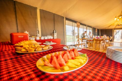 Mad i luksusteltet eller i nærheden