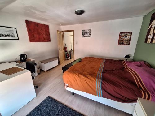 Postel nebo postele na pokoji v ubytování Cozy house