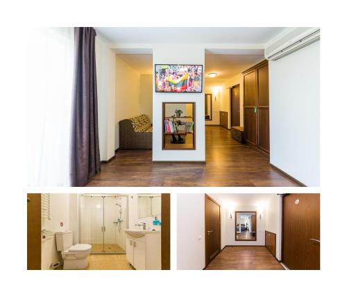 Televisyen dan/atau pusat hiburan di Motel Panorama