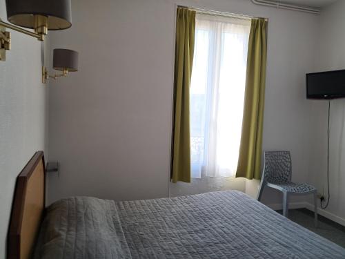 Μια τηλεόραση ή/και κέντρο ψυχαγωγίας στο hotel de la gare