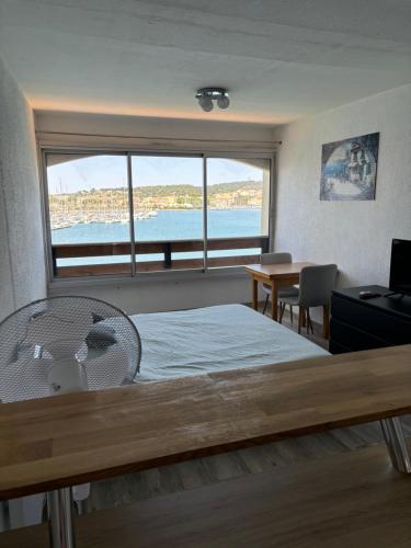 Studio cabine vue mer Agde Ile des pecheurs