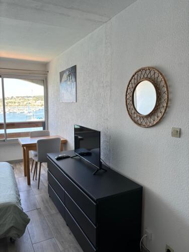 Studio cabine vue mer Agde Ile des pecheurs