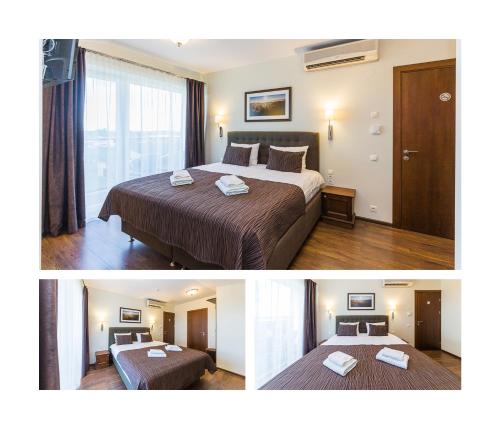 Katil atau katil-katil dalam bilik di Motel Panorama