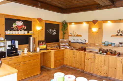 Kuchyň nebo kuchyňský kout v ubytování Aparthotel Ramsau