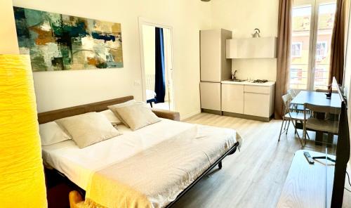 Una cama o camas en una habitación de Best Vatican Apartment