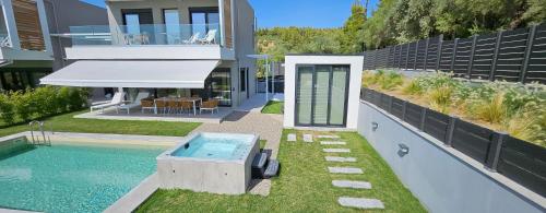 Πισίνα στο ή κοντά στο Estellar Villas, 50meters from the Sea