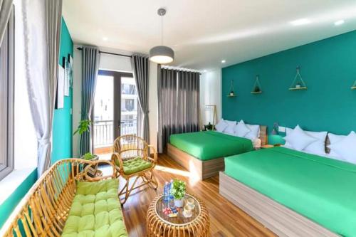 Posezení v ubytování Kivi Homestay Hoi An