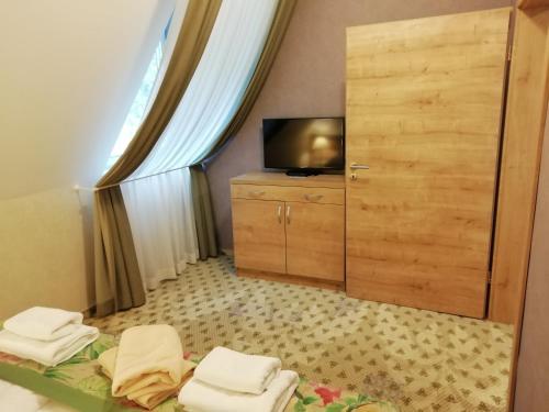 TV a/nebo společenská místnost v ubytování Batthyány Kúria