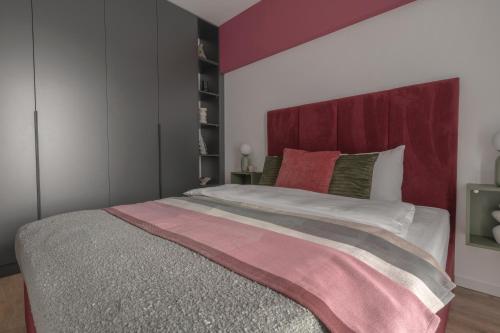 Ένα ή περισσότερα κρεβάτια σε δωμάτιο στο APARTIO ROOMS Zabrze