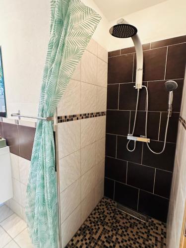 Kleine Wohnung im Mölltalにあるバスルーム