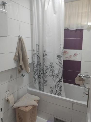 Ένα μπάνιο στο Apartman Petra