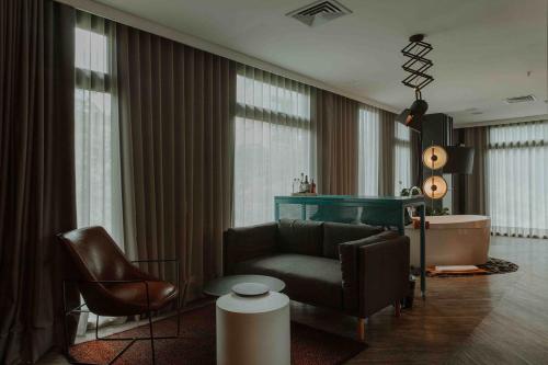 Posezení v ubytování The Click Clack Hotel Medellín
