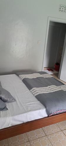 a bedroom with two twin beds in a room at Palmview studio in Eldoret