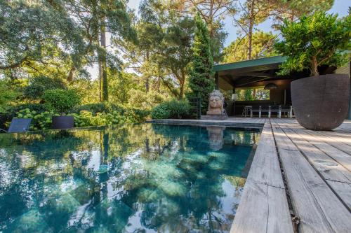 Πισίνα στο ή κοντά στο Villa AMANJANGO SEIGNOSSE-HOSSEGOR
