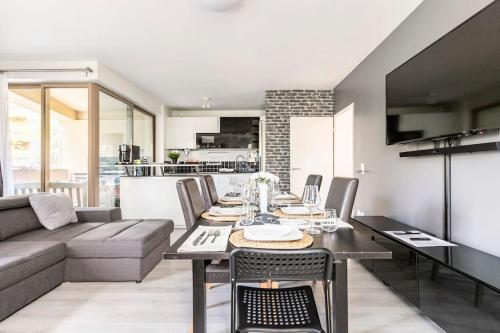 Dapur atau dapur kecil di 67m2-15 minutes to Paris central