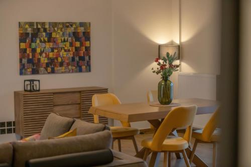 Posezení v ubytování ELEMENT Suites