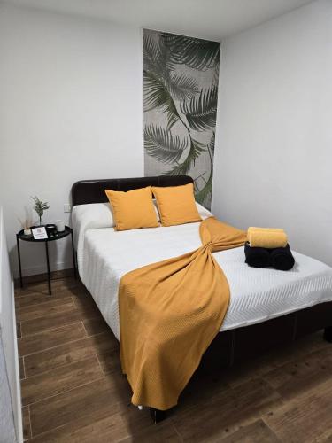 Postel nebo postele na pokoji v ubytování Apartamento Sun&Beach
