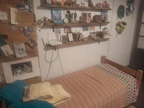 Postel nebo postele na pokoji v ubytování La bien querida