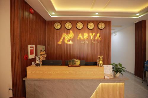 Certifikát, hodnocení, plakát nebo jiný dokument vystavený v ubytování Arya Hotel Dalat