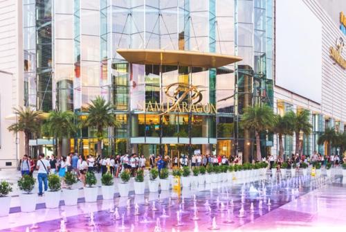 a rendering of a shopping mall with people in front of it at Twenty-one BKK House in Bang Kapi