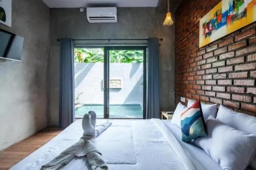 Ruang duduk di Rama Guest House