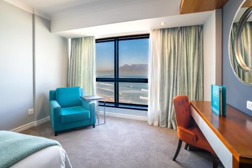 Istumisnurk majutusasutuses Blaauwberg Beach Hotel