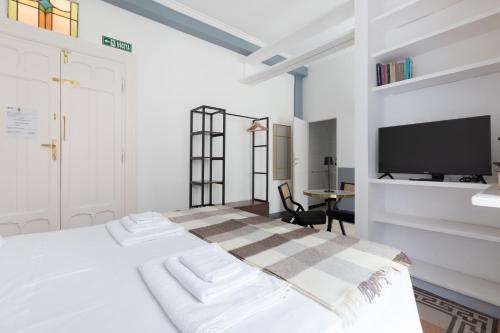 Postel nebo postele na pokoji v ubytování B&B Del Mercato