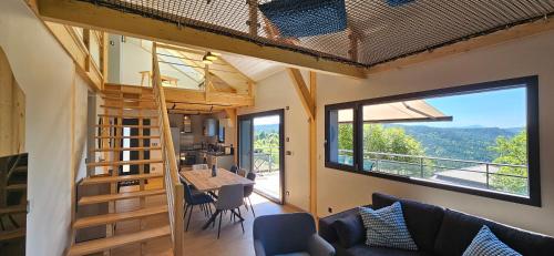3 Chalets avec vue imprenable et SPA