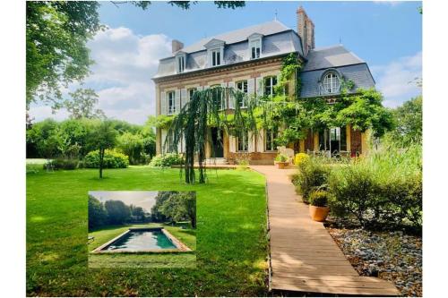 Les Roseaux, 1h de Paris, Grand Jardin, Piscine