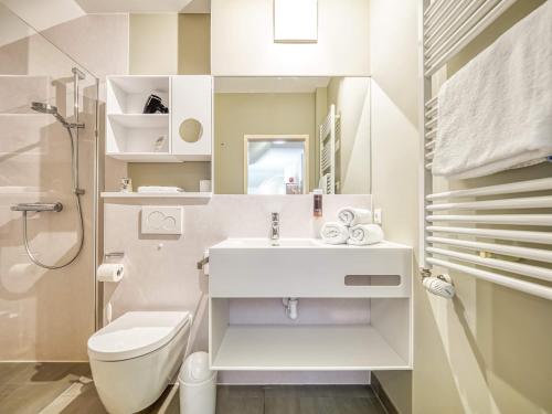 Koupelna v ubytování Familienhotel Villa Sano