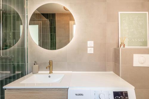 Ένα μπάνιο στο Le cozy loft Annecy