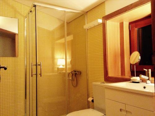 Koupelna v ubytování Casa de Sao Cosmado