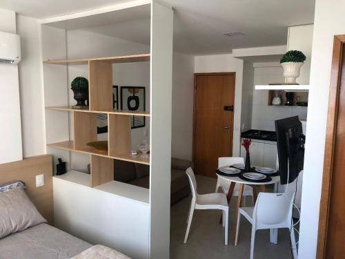 Posezení v ubytování Golden Home Boa Viagem Recife por Yolo