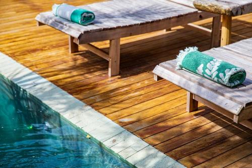 Kolam renang di atau dekat dengan Casa e Pousada Alecrim