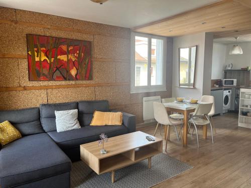 Η κουζίνα ή μικρή κουζίνα στο Grand studio aux portes de Genève