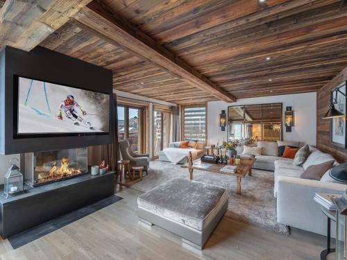 Appartement spacieux avec sauna, proche pistes et commerces à Méribel Village - FR-1-566-58