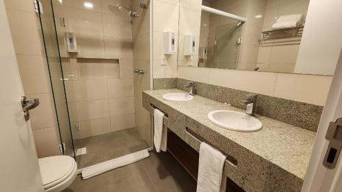 Koupelna v ubytování Sensacionale Flat no Serra Class