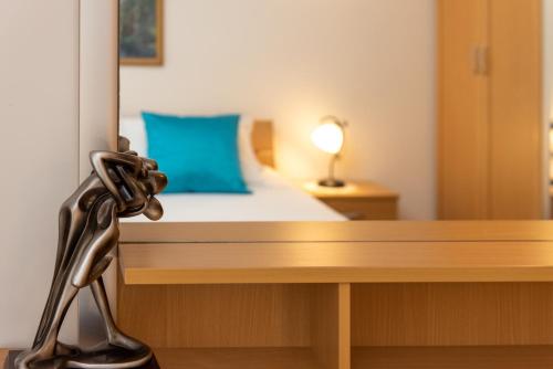 Ένα ή περισσότερα κρεβάτια σε δωμάτιο στο Apartments Andrijana