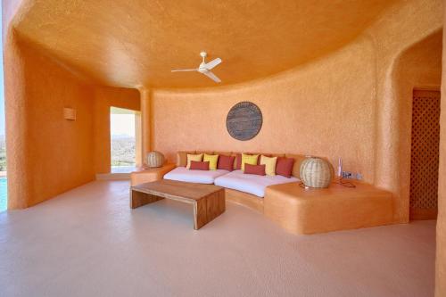 Ένα ή περισσότερα κρεβάτια σε δωμάτιο στο Iconic Villas in Careyes