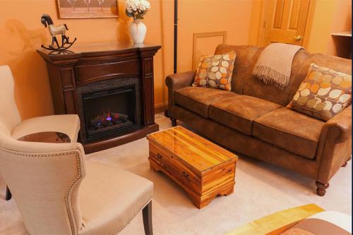 Ruang duduk di Scottish Bed & Breakfast