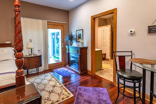 Ruang duduk di Scottish Bed & Breakfast