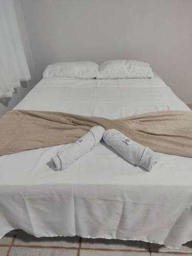 Katil atau katil-katil dalam bilik di M&M flat 02, próximo ao centro, IFTO