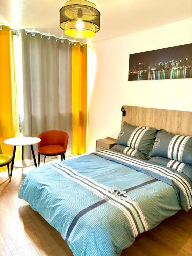 Llit o llits en una habitació de Appartement